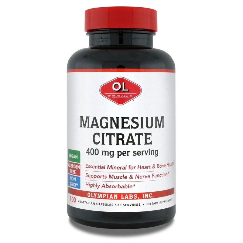 Olympian Labs Olympian Labs Magnesium Citrate -- 400 Mg - 300 Capsules Vitamins & Supplements
