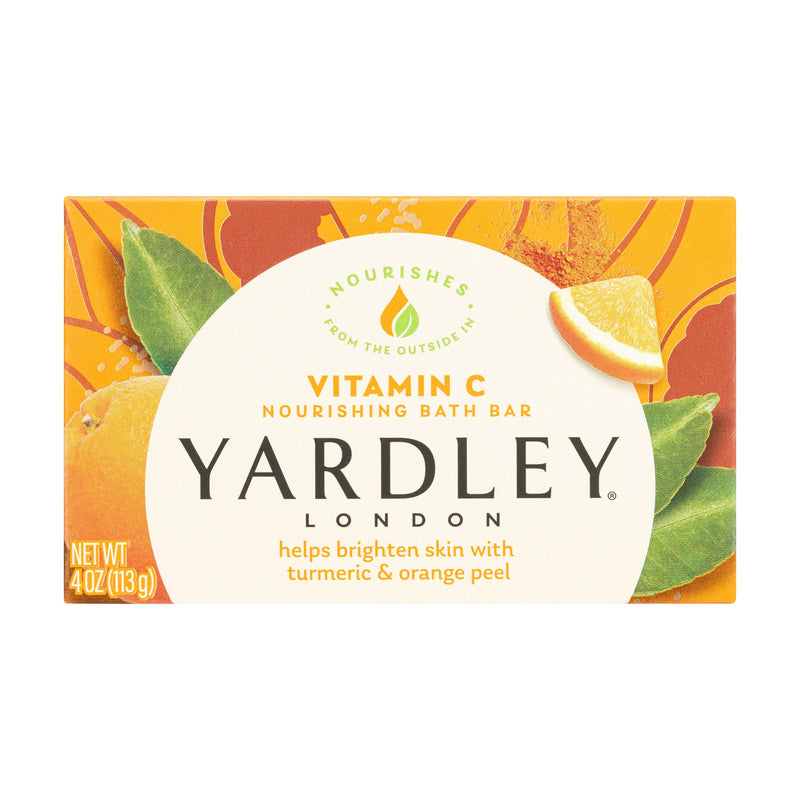 Yardley Yardley London Vitamin C Nourishing Bath Bar – Brightening & Energizing, 4 oz Bath & Body