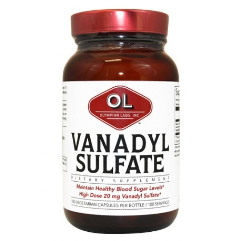 Olympian Labs Olympian Labs Vanadyl Sulfate With Niacin - 20 Mg - 100 Capsules Vitamins & Supplements
