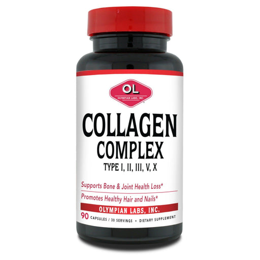 Olympian Labs Olympian Labs Collagen Complex Type I, II, III, V, X - 90 ct Vitamins & Supplements White Smoke