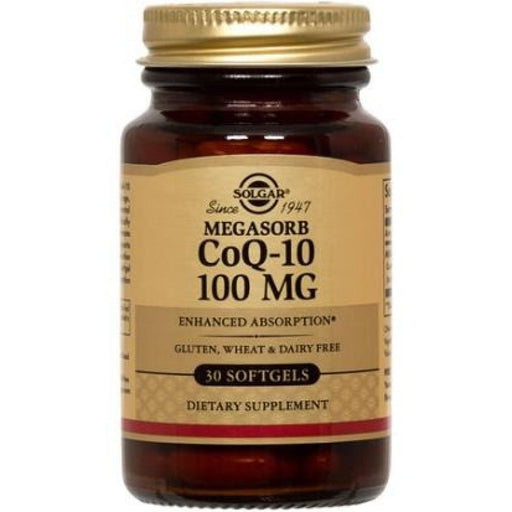 Solgar Solgar Coenzyme Q-10 100 Mg, 30 Softgels, CoQ10 Vitamins & Supplements