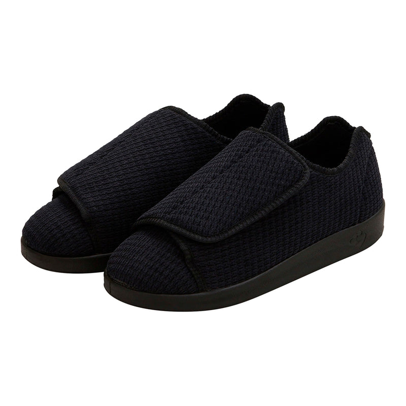 Silvert's Silvert's Men’s Double-Extra Wide Slip-Resistant Slippers For Seniors 11 Black Shoes