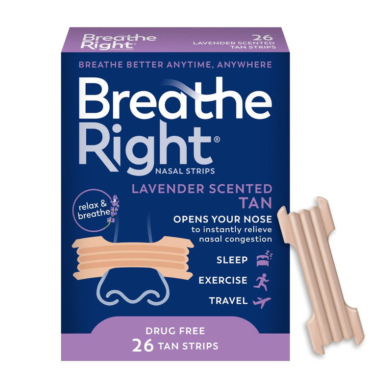 Breathe Right Breathe Right Calming Lavender Scented Nasal Strips Medicine & Drugs