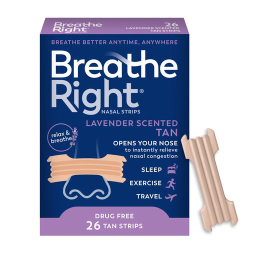 Breathe Right Breathe Right Calming Lavender Scented Nasal Strips Medicine & Drugs