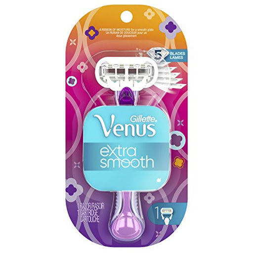 Gillette Gillette Venus Extra Smooth Purple Women's Razor 1 Handle + 1 Refill Razors & Razor Blades