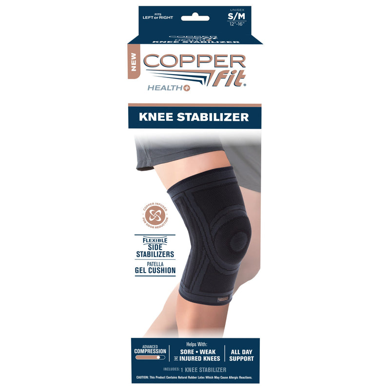 Copper Fit Copper Fit Health Knee Stabilizer Sleeve, Small/Medium First Aid