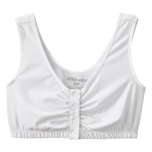Silverts Silverts Adaptive Front Closure Bra - White, Large Bras