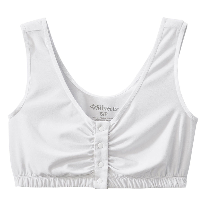 Silverts Silverts Adaptive Front Closure Bra - White, 2X-Large Bras