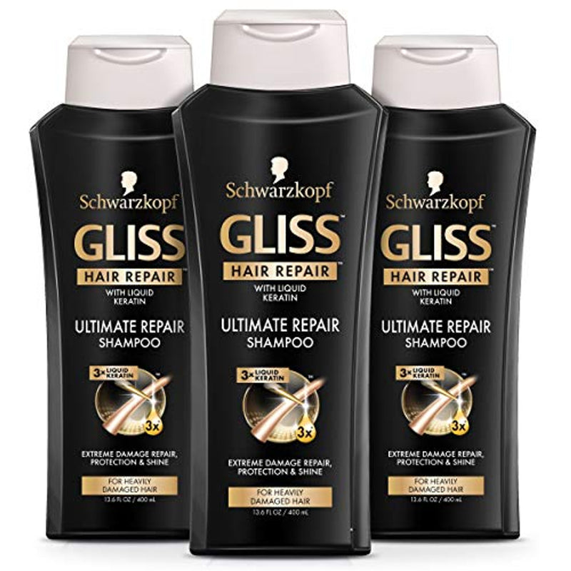 Gliss Gliss Hair Repair Shampoo, Ultimate Repair, 13.6 Ounce Shampoo