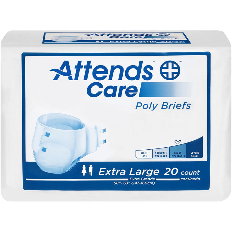 Attends Attends Care Heavy Incontinence Brief, Extra Large 842980 Bicycle Shorts & Briefs