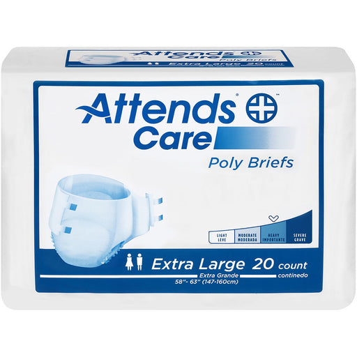 Attends Attends Care Heavy Incontinence Brief, Extra Large 842980 Bicycle Shorts & Briefs