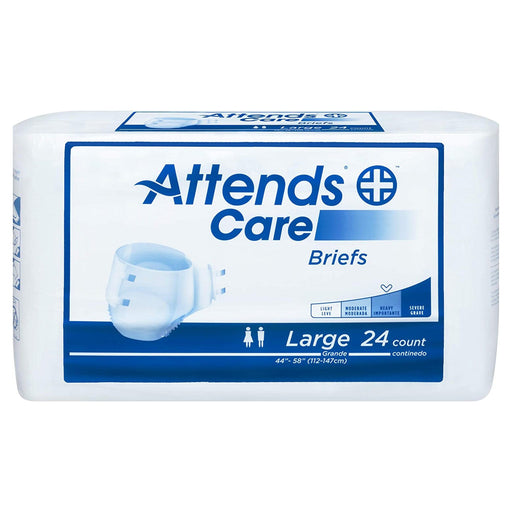 Attends Attends Unisex Adult Incontinence Brief Large Disposable BRHC30, Count Of 24 Bicycle Shorts & Briefs