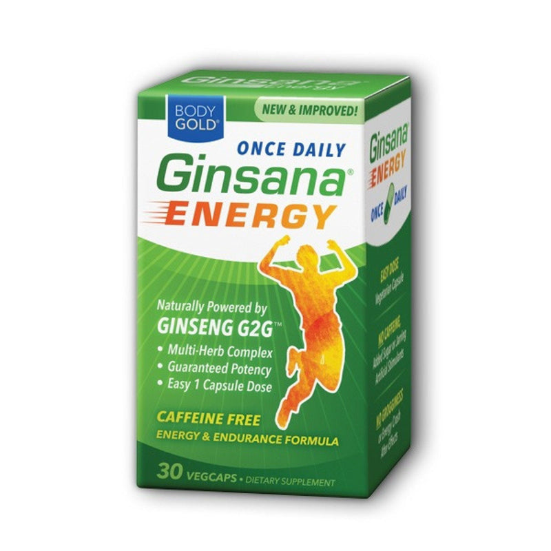 Body Gold Ginsana Energy  Cp 30 Cff 1/10 Vitamins & Supplements