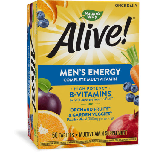 Nature's Way Nature's Way Alive! Men’s Energy Complete Multivitamin 50 Tablets Vitamins & Supplements