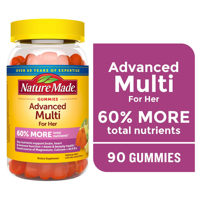 Nature Made Nature Made Multivitamin Gummies For Her Tropical Fruit Vitamins & Supplements