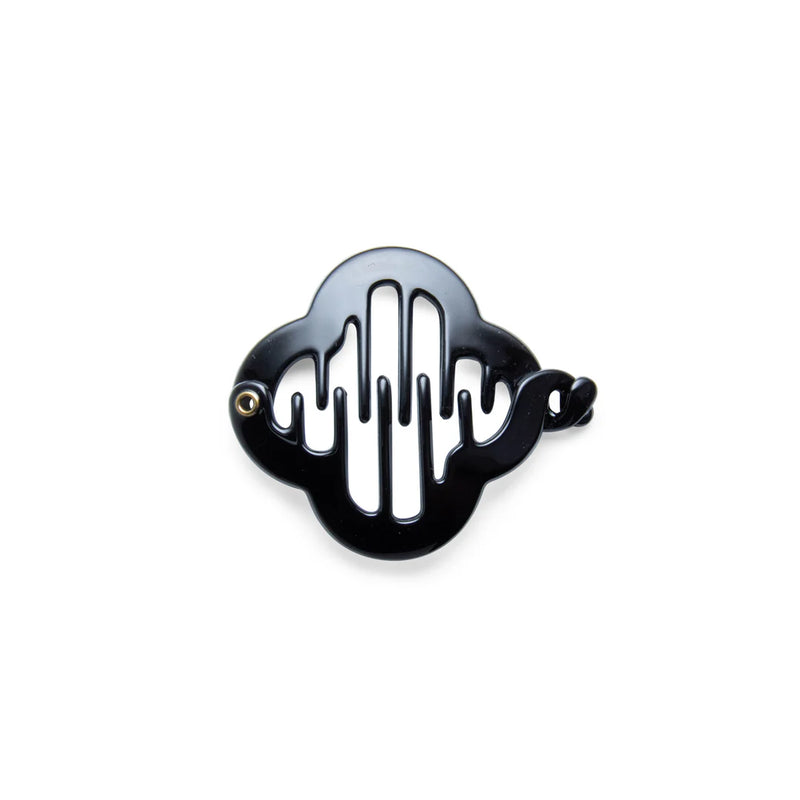 Smoothies Smoothies Clover Fish Clip Hair Pins White Smoke