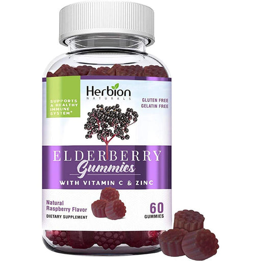 Herbion Naturals Herbion Naturals Elderberry Gummies With Vitamin C & Zinc Vitamins & Supplements