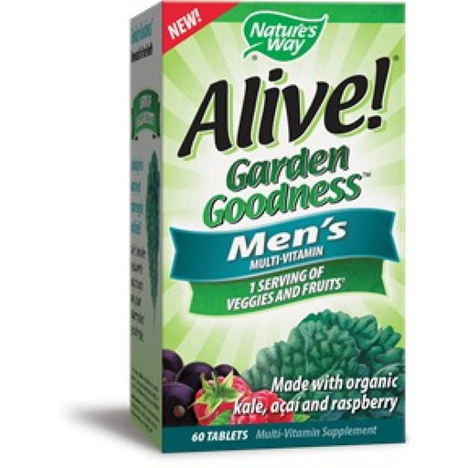 Nature's Way Nature's Way Alive! Garden Goodness, Men's Multivitamin, 60 Tablets Vitamins & Supplements