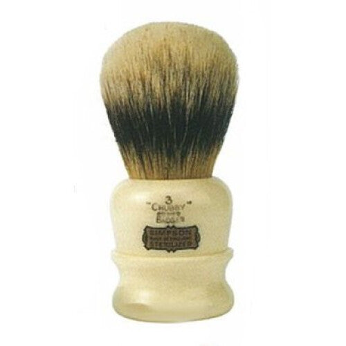Simpson Simpson Best Badger Shaving Brush (Chubby CH1 Best) Hair Removal White Smoke