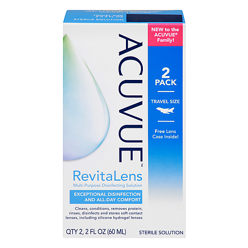 ACUVUE RevitaLens Acuvue Disinfecting Solution, Multi Purpose, Revitalens Personal Care Lavender