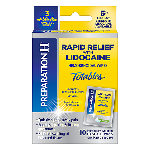 Preparation H Preparation H Wipes Rapid Relief Lidocaine 10ct Skin Care