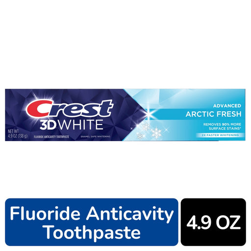 Crest Crest 3D White Advanced Fluoride Anticavity Arctic Fresh Toothpaste 4.9 Oz Toothpaste