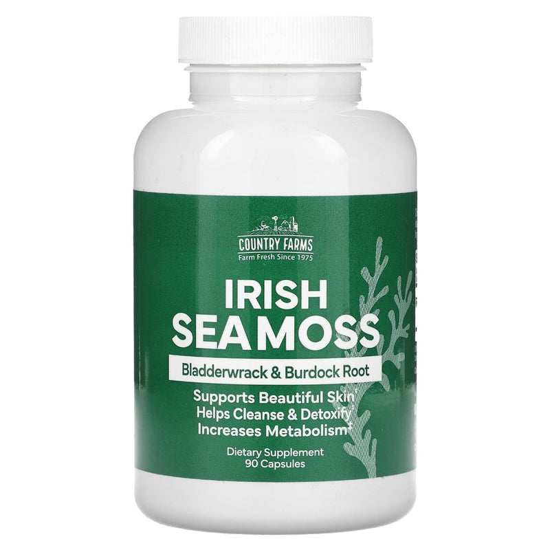 Country Farms Country Farms Irish Sea Moss Capsules 90Ct Vitamins & Supplements