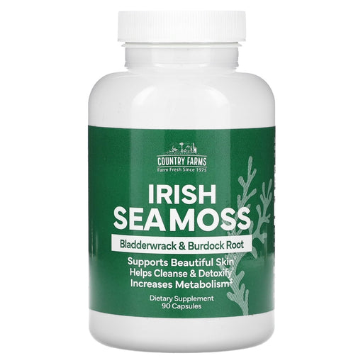 Country Farms Country Farms Irish Sea Moss Capsules 90Ct Vitamins & Supplements
