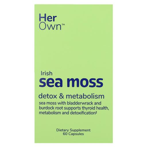 Her own Her own Irish Sea Moss Capsules, Burdock Root, Bladderwrack, Detox, Metabolism Vitamins & Supplements