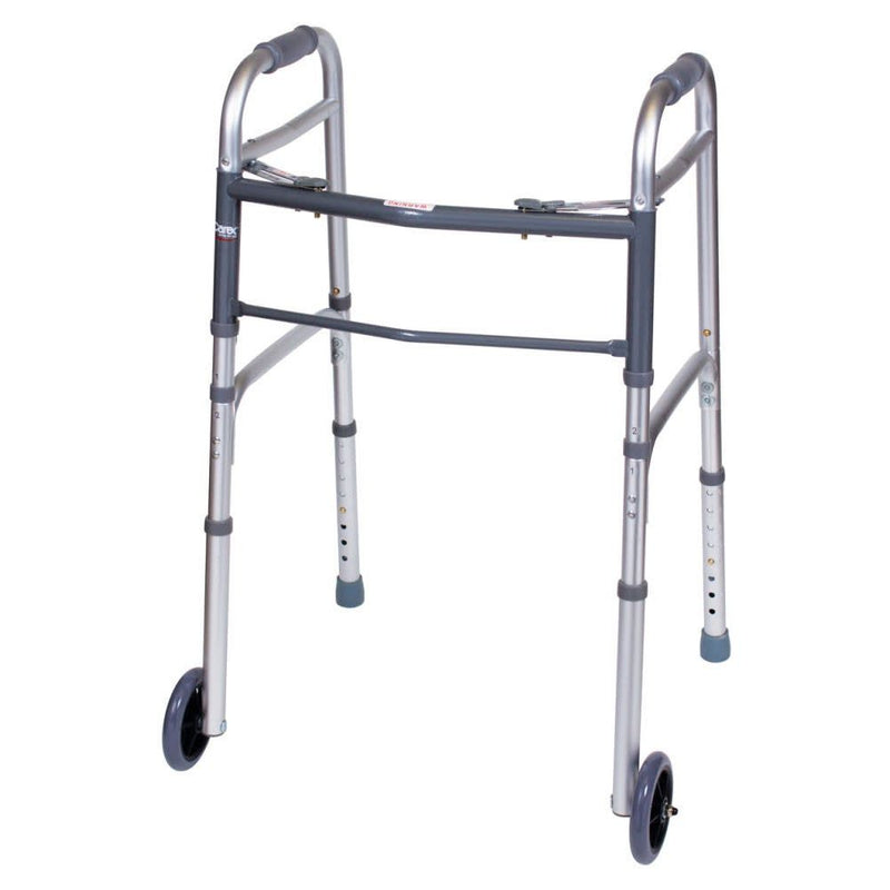 Carex Carex Folding Walker With Wheels Walkers