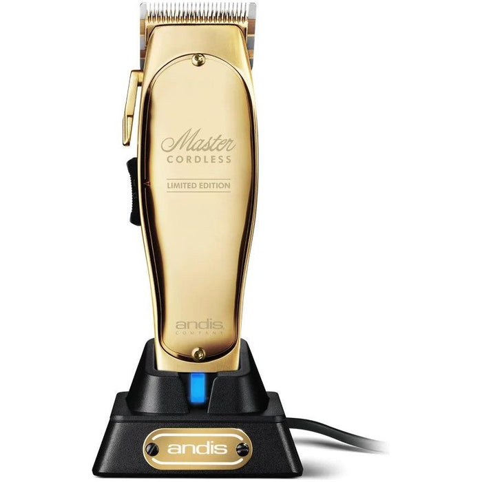 Andis Master Cordless Limited Gold Edition Clipper #12540 & Gtx_Exo Cordless Trimmer #74100, #74150