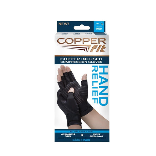 Copper Fit Copper Fit Hand Relief Gloves - L/XL Supports & Braces