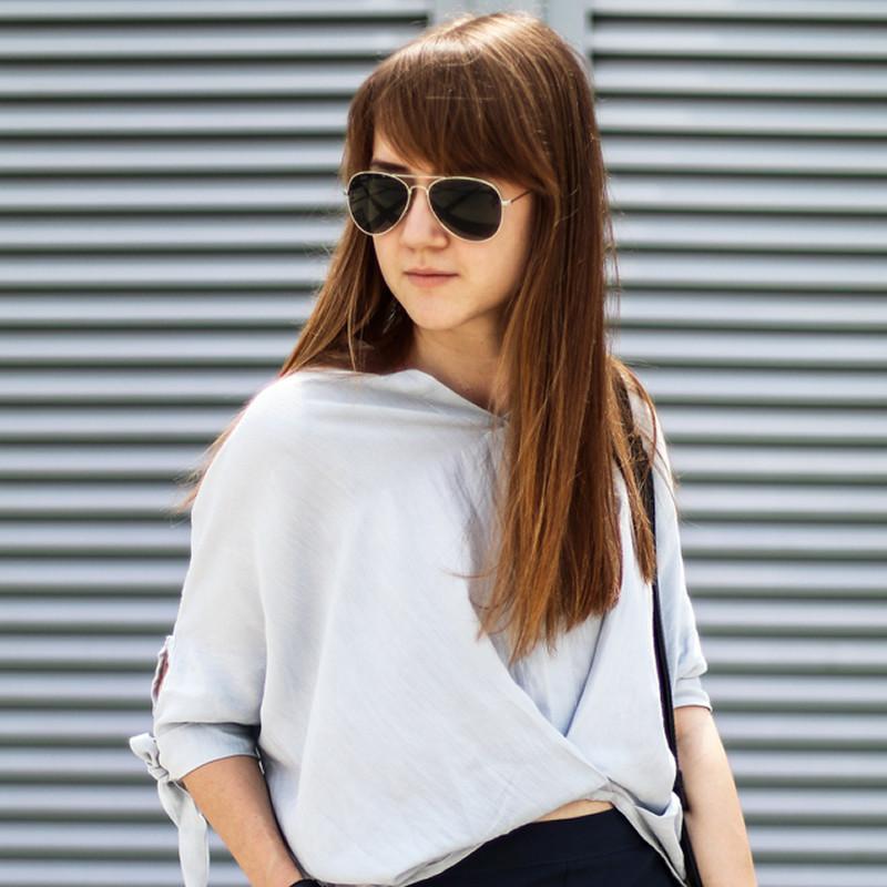 zeroUV Original Classic Metal Military Aviator Sunglasses 1041 58mm Sunglasses