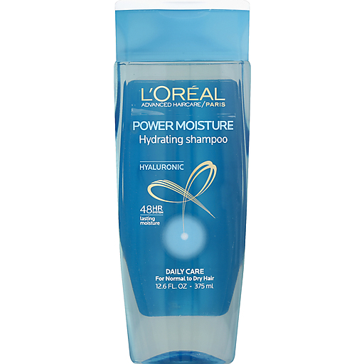 L'Oreal L'Oreal Paris Advanced Haircare Power Moisture Hydrating Shampoo 12.6 Oz Shampoo Dark Cyan