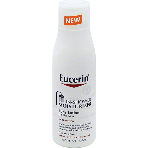 Eucerin Eucerin In-Shower Moisturizer Body Lotion For Dry Skin, Fragrance Free 13.5 Oz Lotion & Moisturizer Light Gray