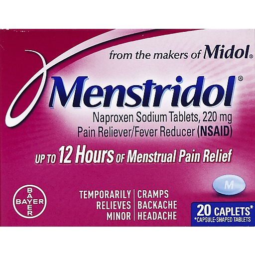 Menstridol Menstridol Naproxen Sodium Pain Reliever/Fever Reducer 220mg 20 Health & Beauty