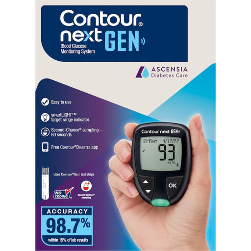 Contour Contour Next Gen Blood Glucose Monitoring System Health Care