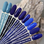 nbmsupply Komilfo GEL POLISH DELUXE SERIES D130 (DARK, GRAY-BLUE, ENAMEL), 8 ML