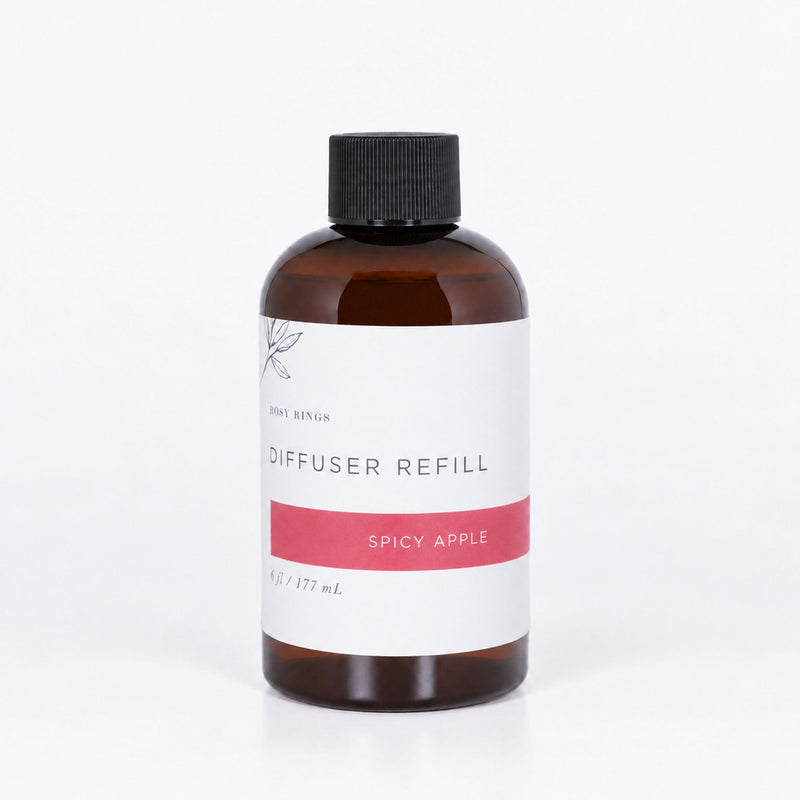 Rosy Rings Reed Diffuser Refill - Spicy Apple Diffuser Refill White Smoke