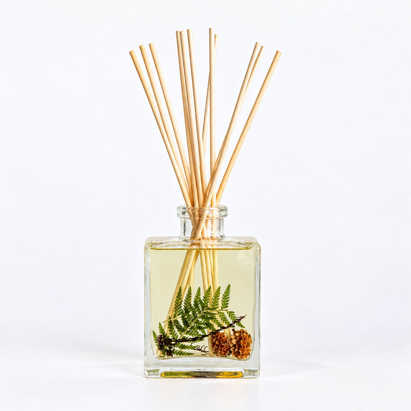 Rosy Rings Accent Botanical Reed Diffuser - Forest 4oz Botanical Diffuser White Smoke