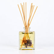 Rosy Rings Accent Botanical Reed Diffuser - Roman Lavender 4oz Botanical Diffuser White Smoke