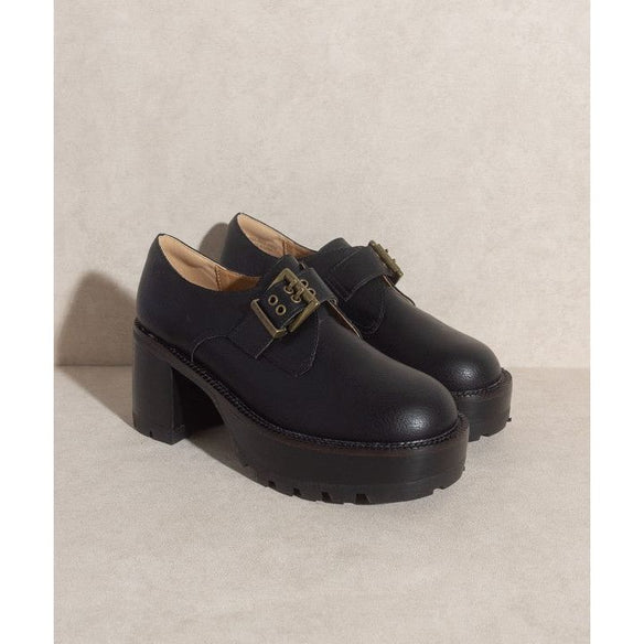 Oasis Society Sarah - Buckled Platform Loafers