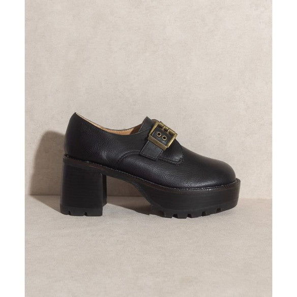 Oasis Society Sarah - Buckled Platform Loafers