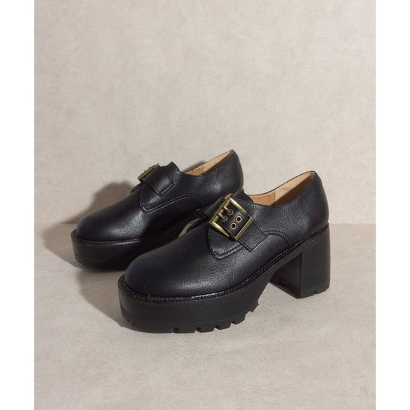 Oasis Society Sarah - Buckled Platform Loafers