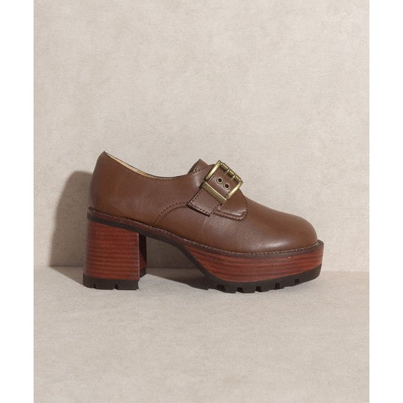 Oasis Society Sarah - Buckled Platform Loafers