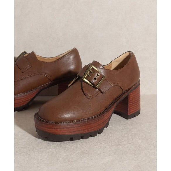 Oasis Society Sarah - Buckled Platform Loafers