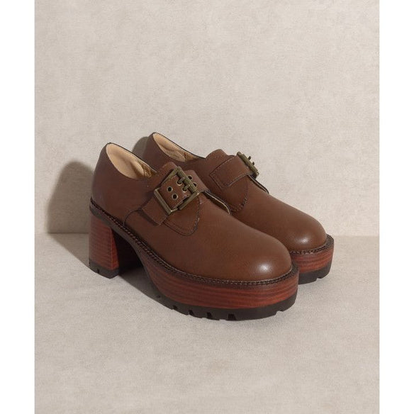 Oasis Society Sarah - Buckled Platform Loafers