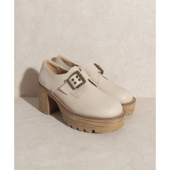 Oasis Society Sarah - Buckled Platform Loafers