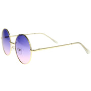 zeroUV Retro Festival Oversize Round Color Lens Sunglasses A134 Sunglasses