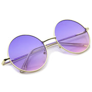 zeroUV Retro Festival Oversize Round Color Lens Sunglasses A134 Sunglasses